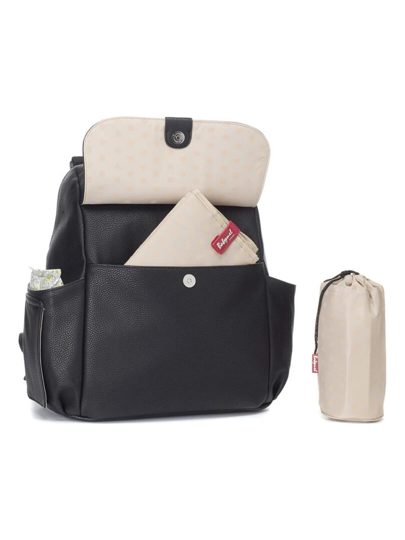 Sac à langer Robyn convertible en sac à dos noir Noir