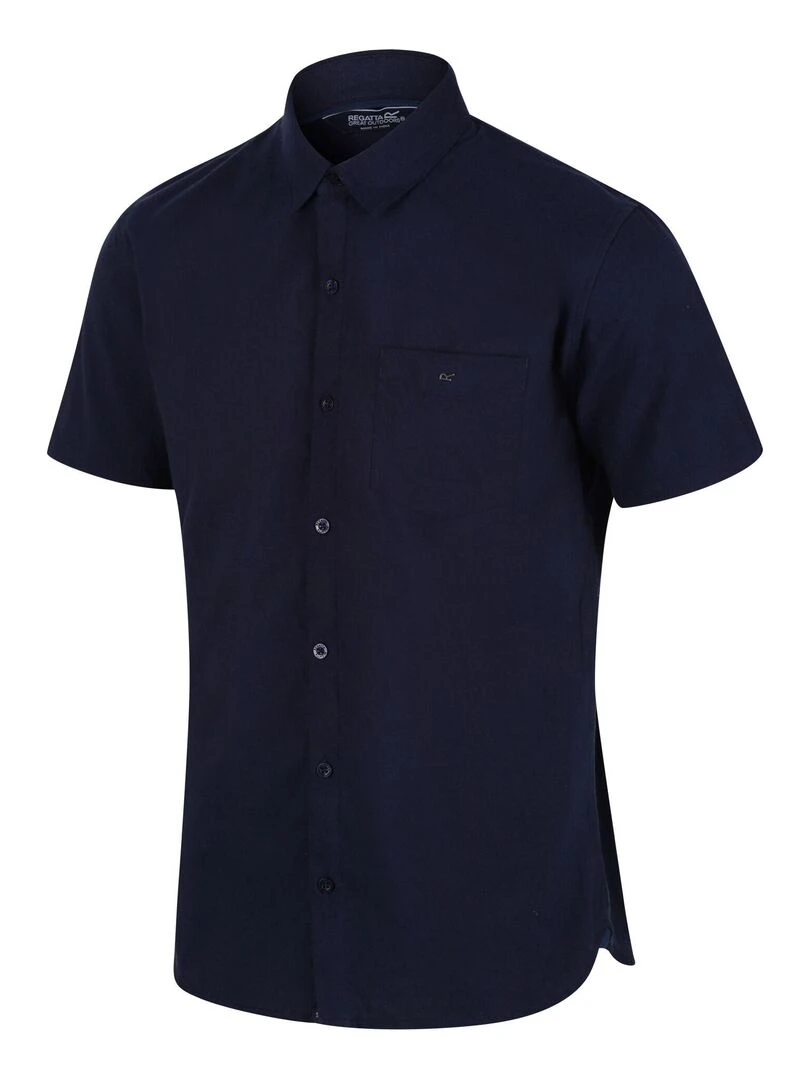 Regatta   Chemise MIKEL   Bleu marine