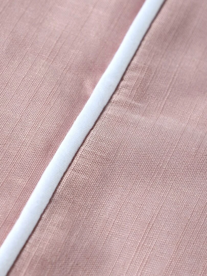 Housse de couette bébé en coton 80 x 80 cm Rose pâle