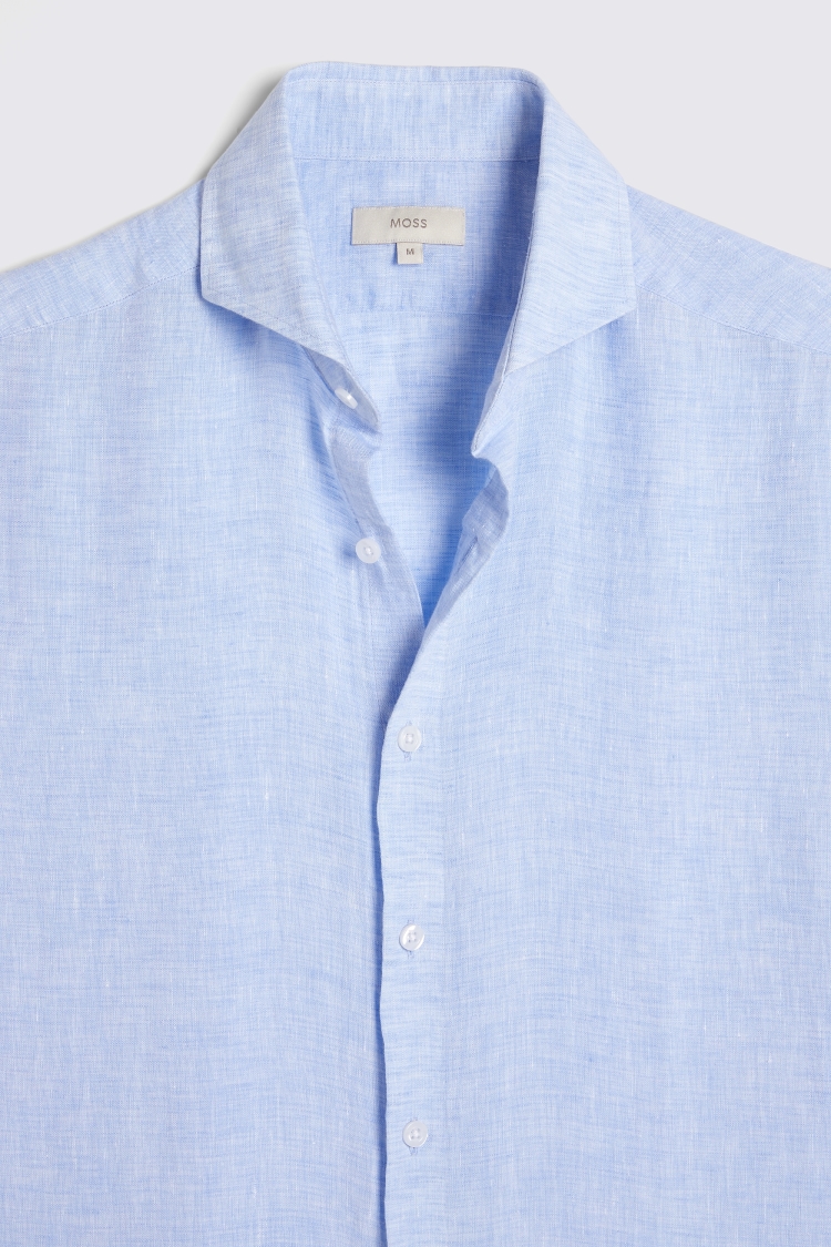 Cotton Linen Camel Stripe Shirt   Buy Online at Moss