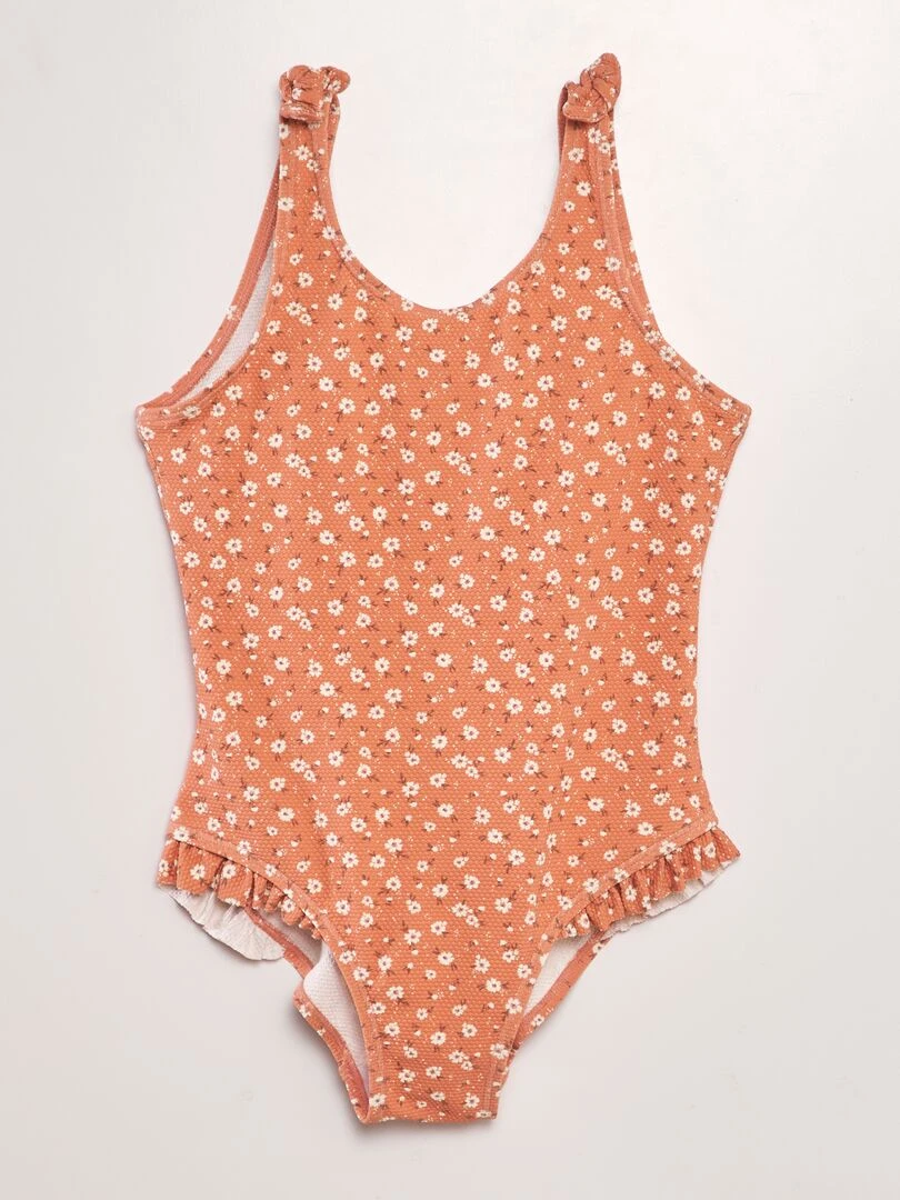 Maillot de bain imprimé 1 pièce Rose