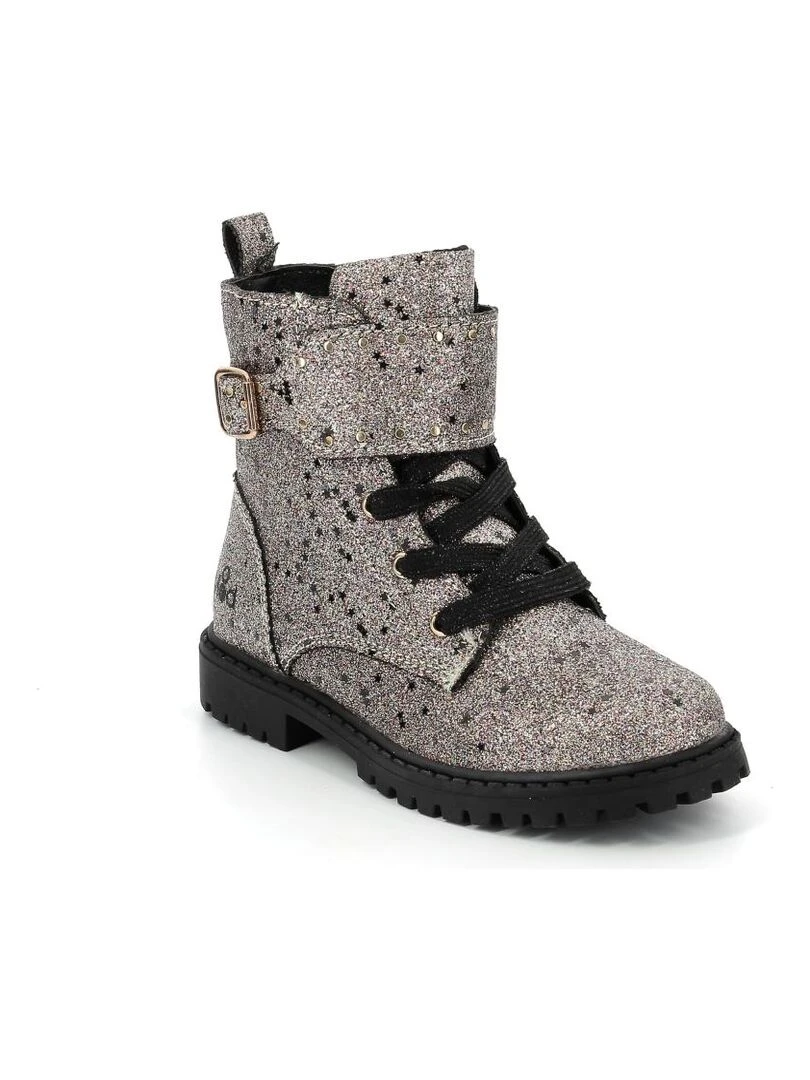Boots Synthetique Tinamo Rose
