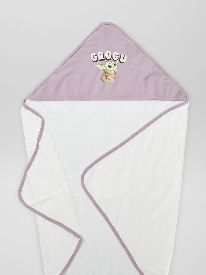 Cape de bain 'Bébé Yoda' de 'Star Wars'   Violet