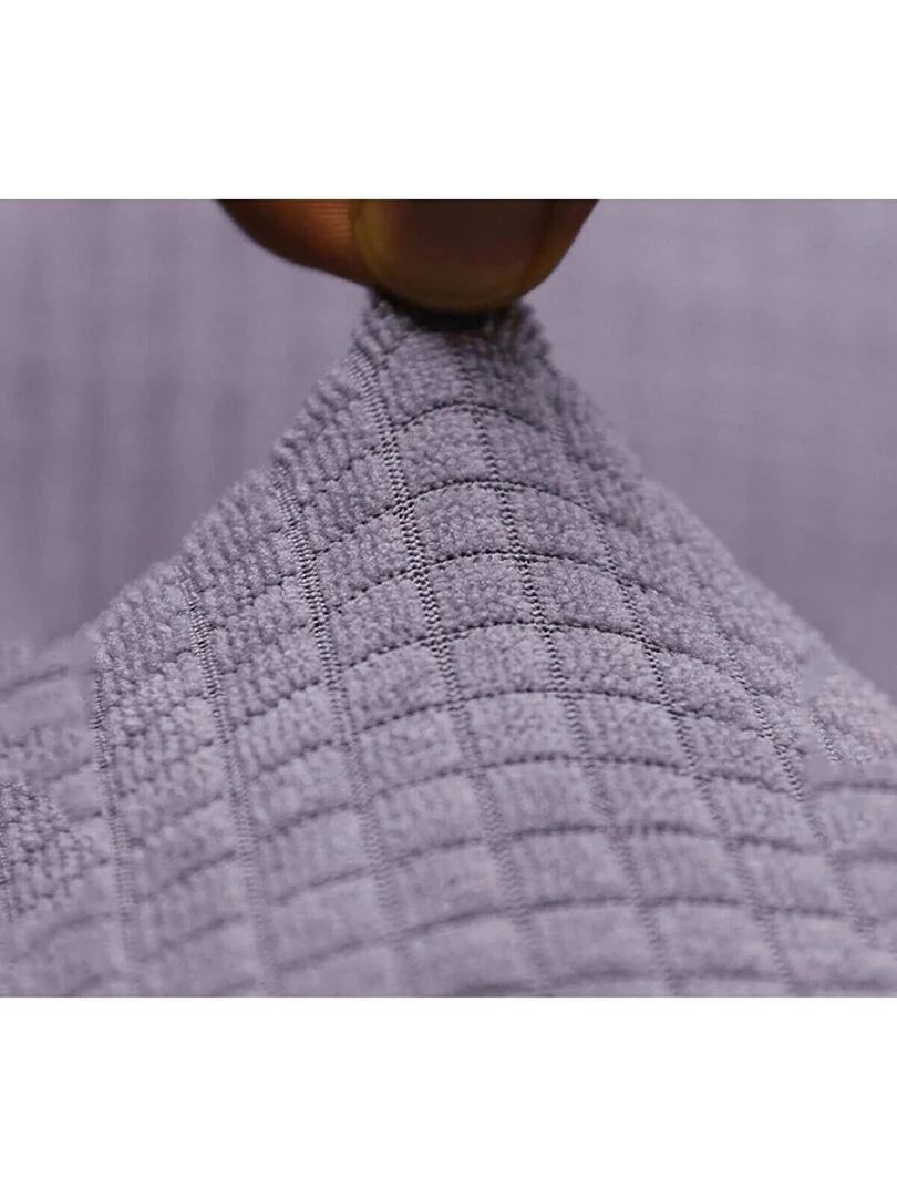 1 Housse de chaise extensible Gris   Gris