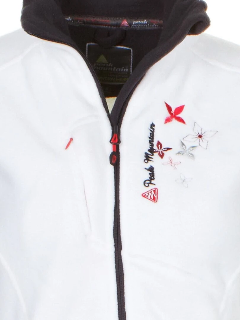 Blouson polaire femme ARIL   Blanc