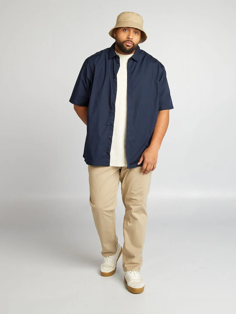 Chino slim en coton stretch   L30   Beige