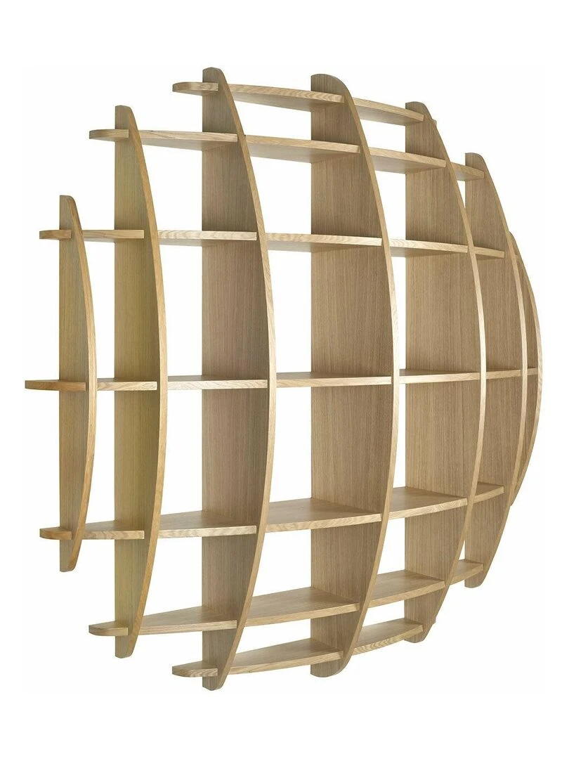 Etagère Demi lune Deva AKITEN RETAIL Marron