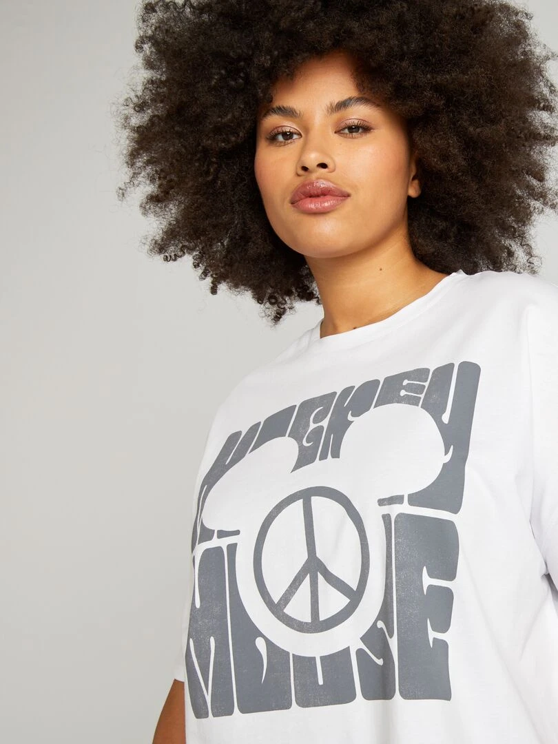 T shirt imprimé 'Disney' Blanc