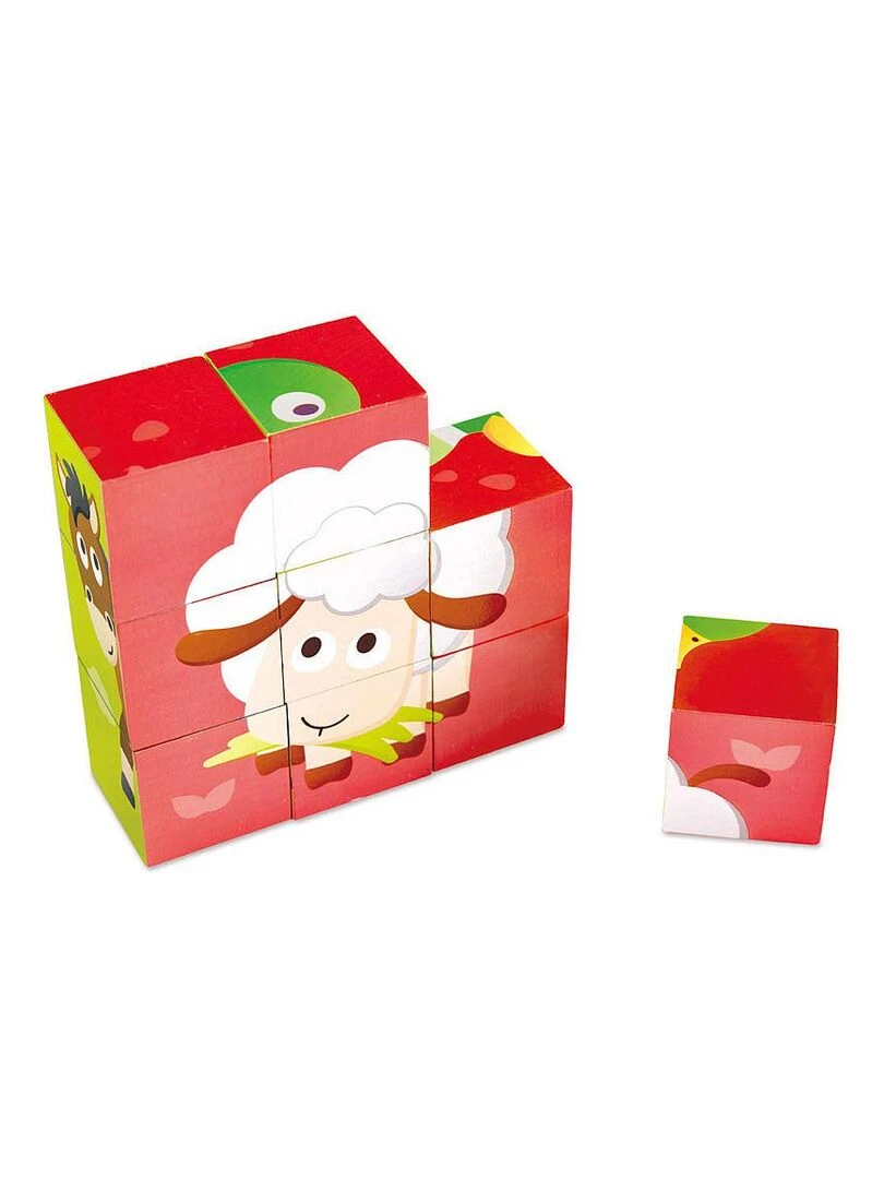 Puzzle cubes animaux de la ferme N/A