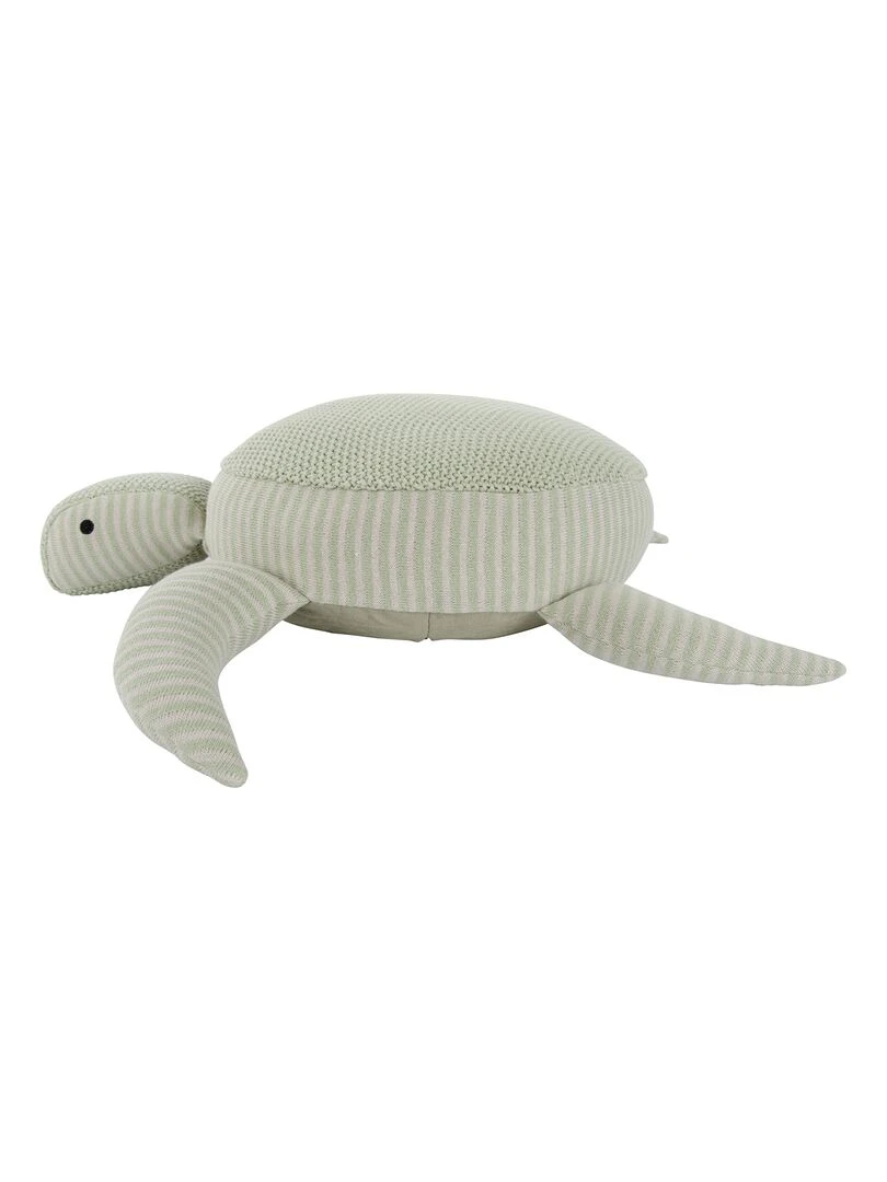 Peluche tortue en coton   Vert d'eau