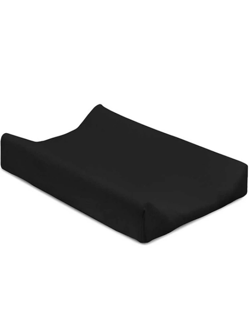 Housse de matelas à langer double jersey noir (50 x 70 cm) Noir