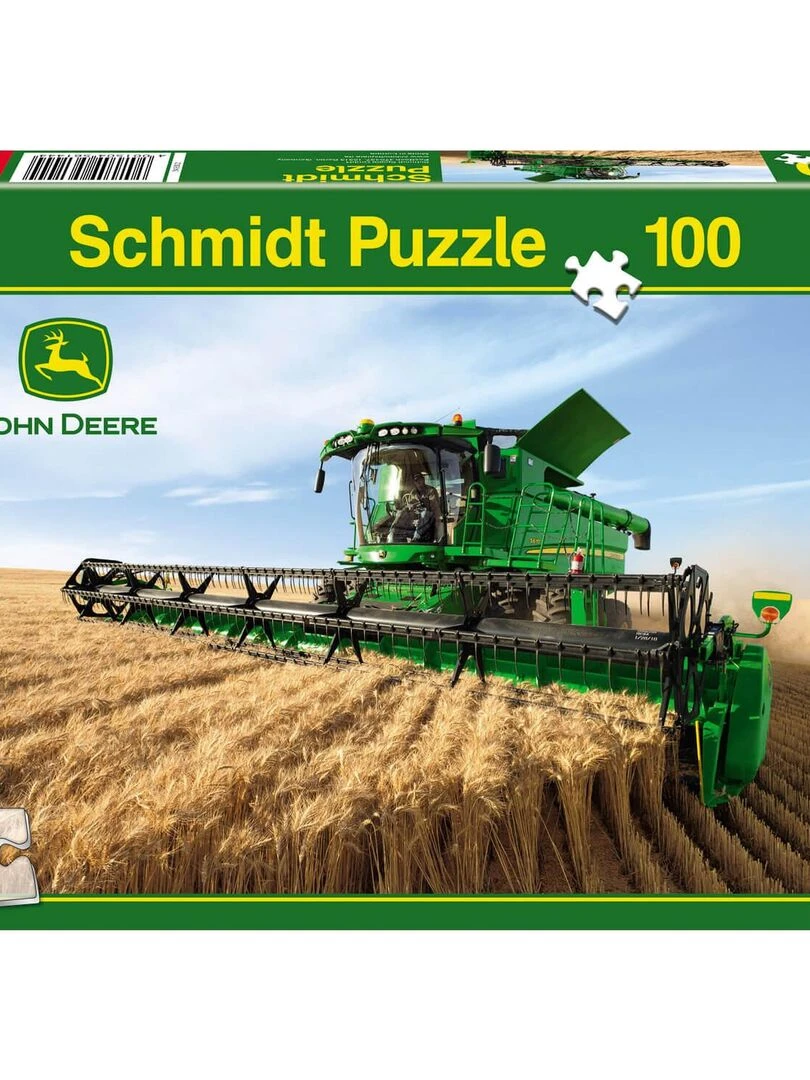 Puzzle 100 pièces : John Deere : Moissonneuse batteuse N/A