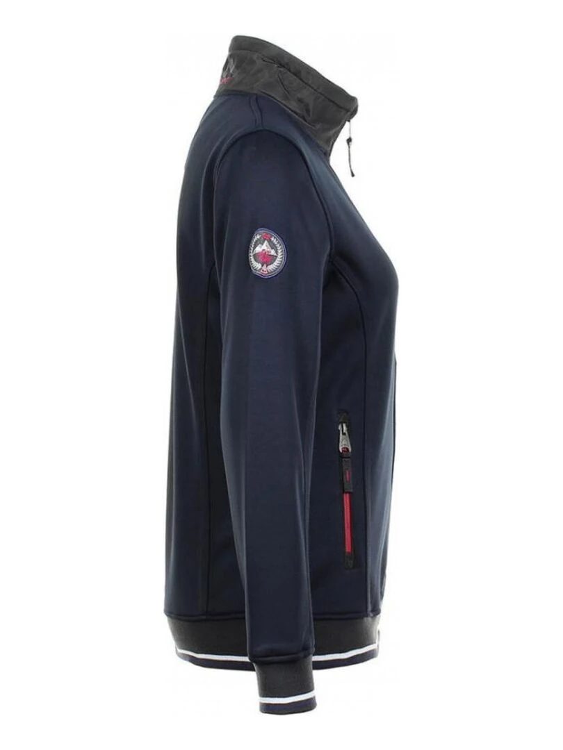 Blouson polarshell femme ACREEN   Bleu marine
