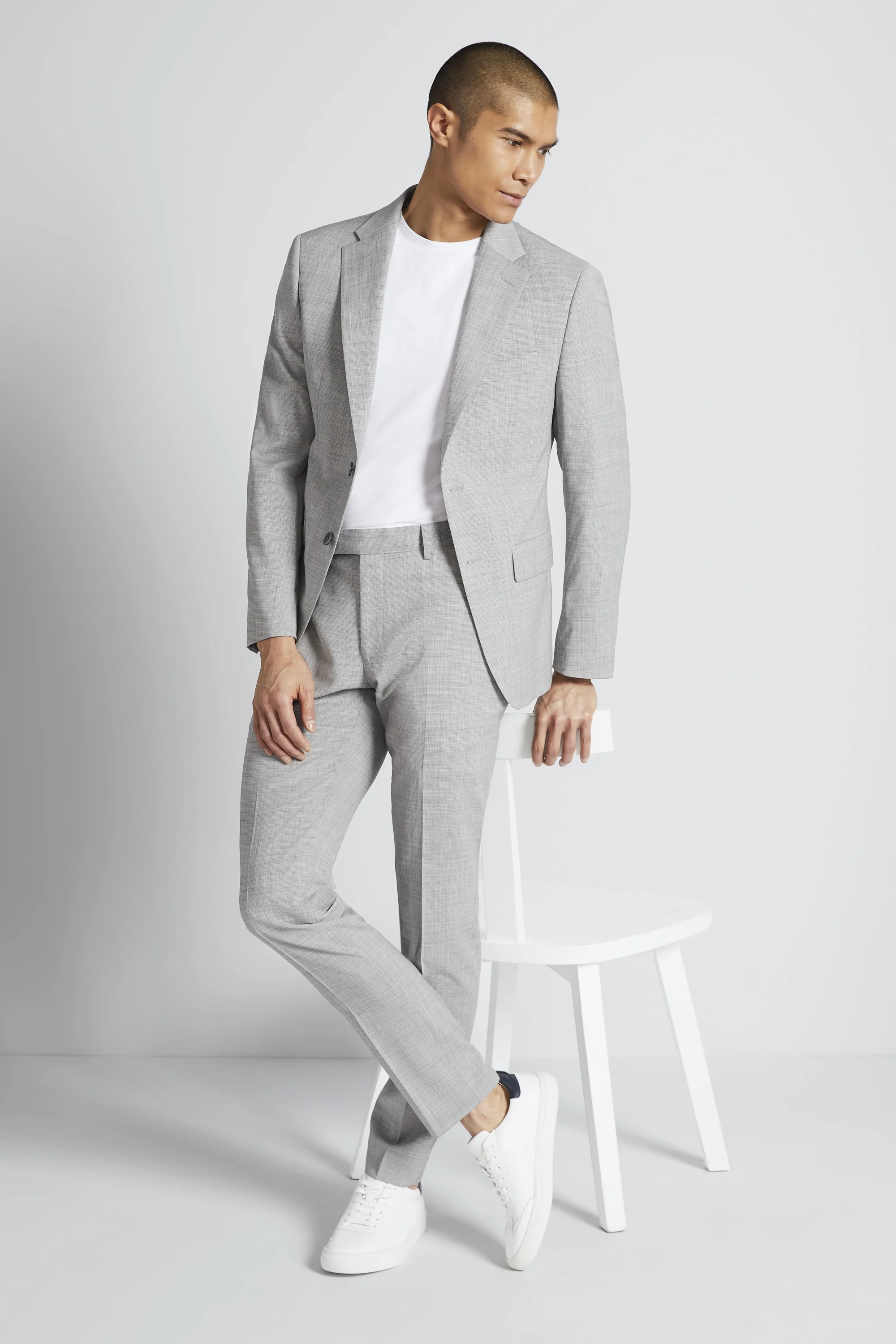 Slim Fit Ink Houndstooth Dress Jacket   Buy Online at Moss