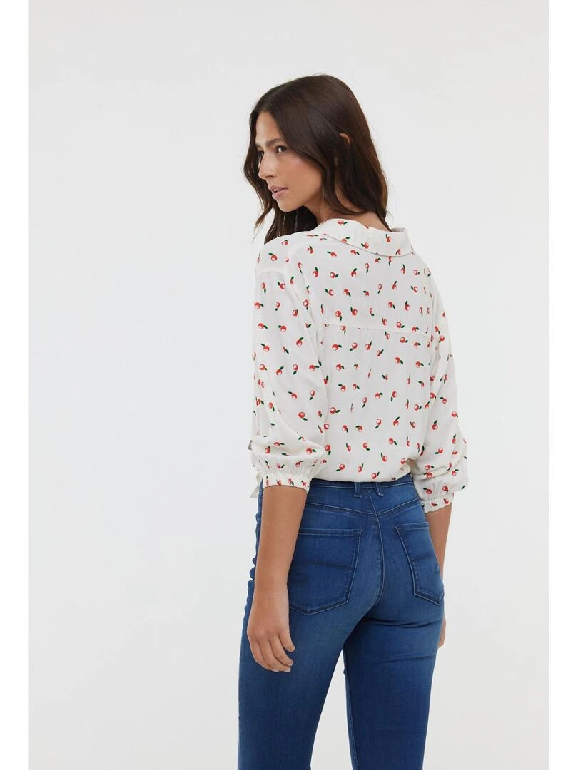 Lee Cooper   Chemise manches 3/4 viscose regular DATINA M   Beige