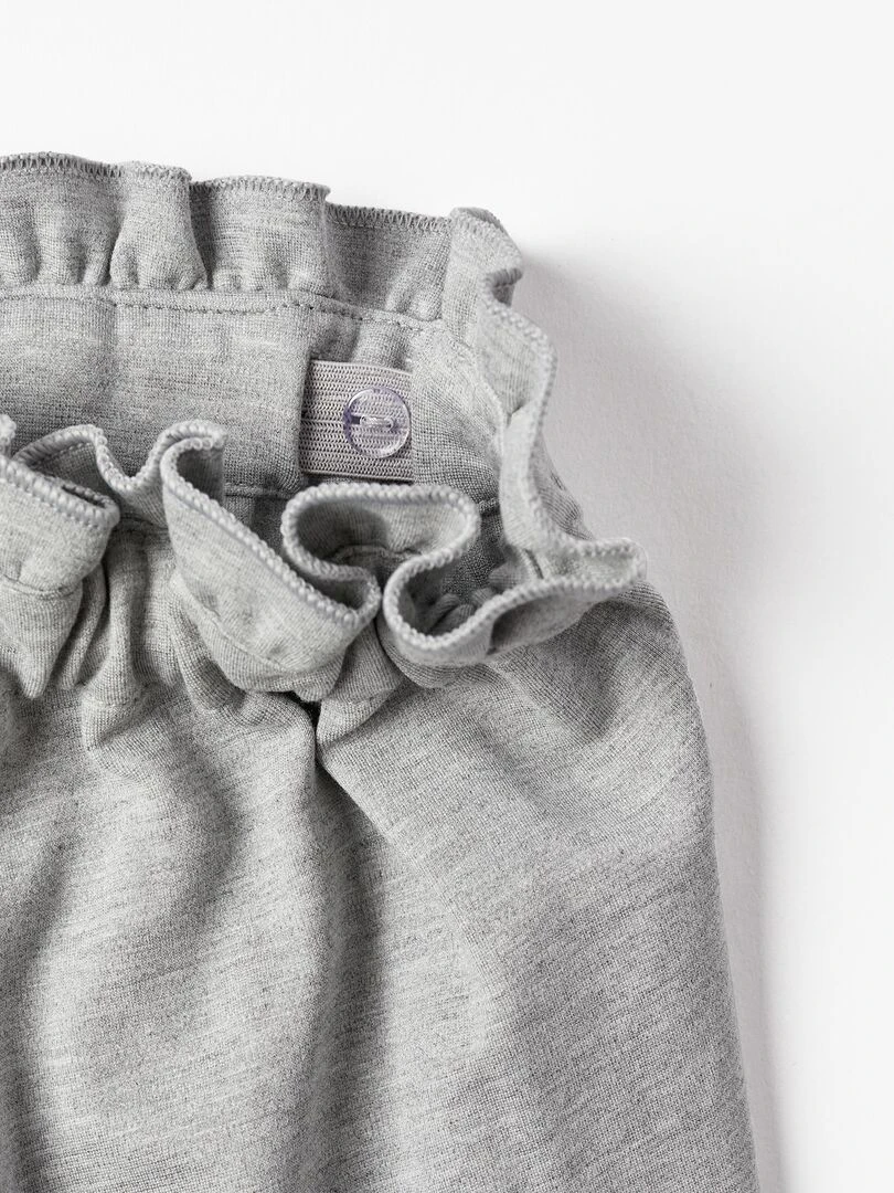 Shorts à plis pour fille   ROYALS OFF DUTY   Gris clair