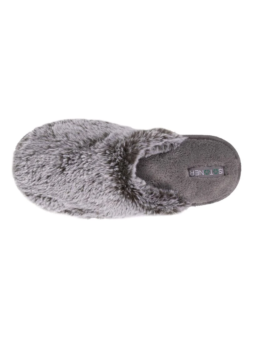 Chaussons mules recyclées Femme Gris   Gris Gris