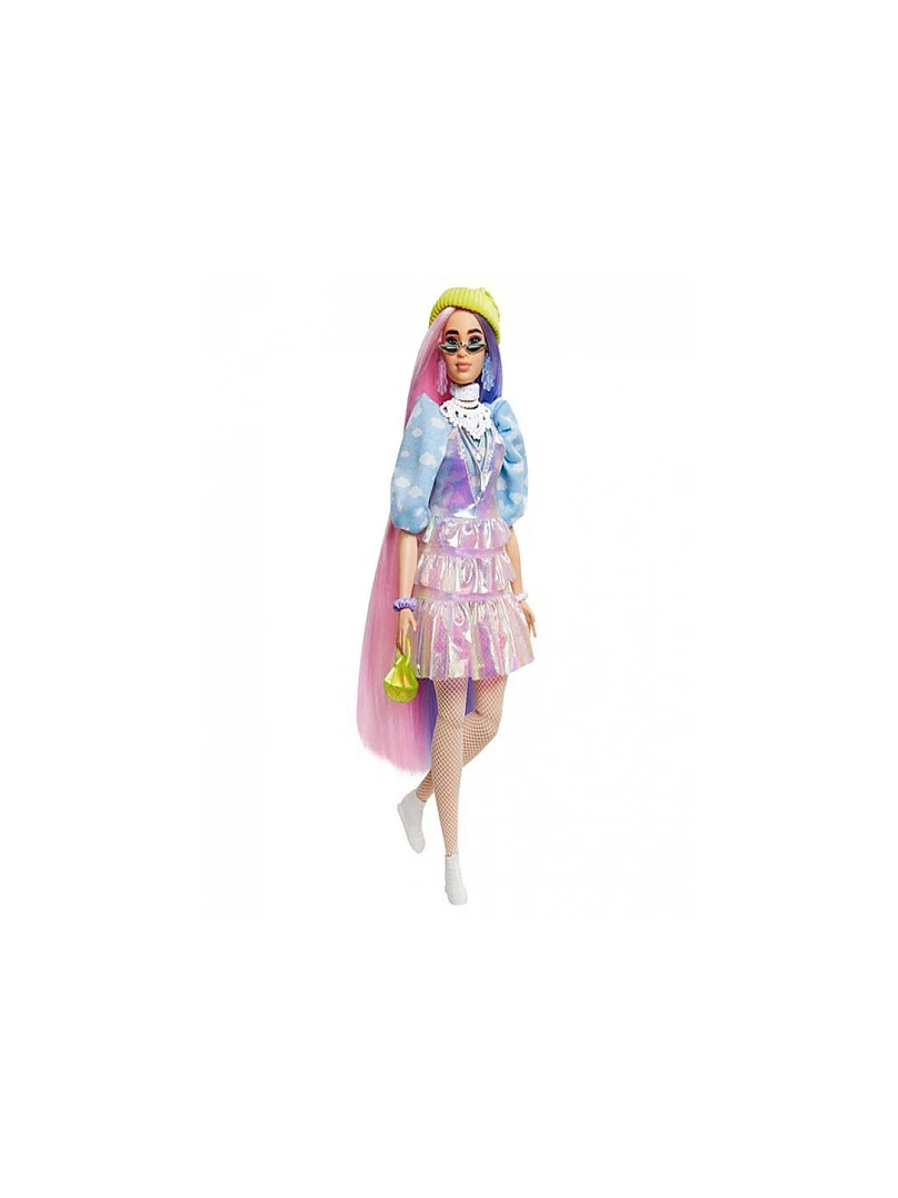 Barbie Extra Bonnet Vert Et Ses Accessoires   N/A