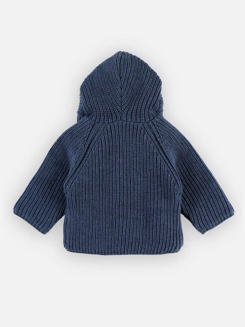 Mantelet en tricot Noukie's Bleu
