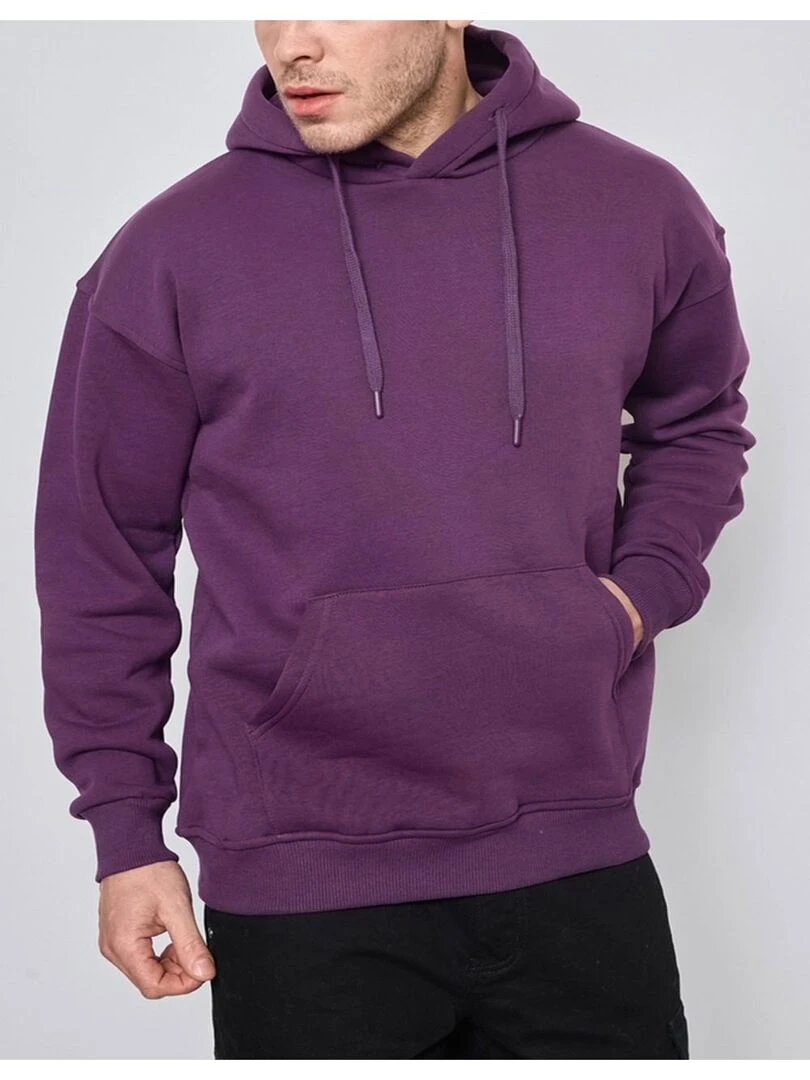 Sweat à capuche Kebello Violet