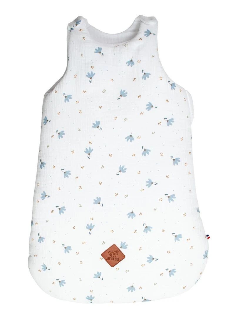 Gigoteuse sans manches en coton Bleuet Multicolore
