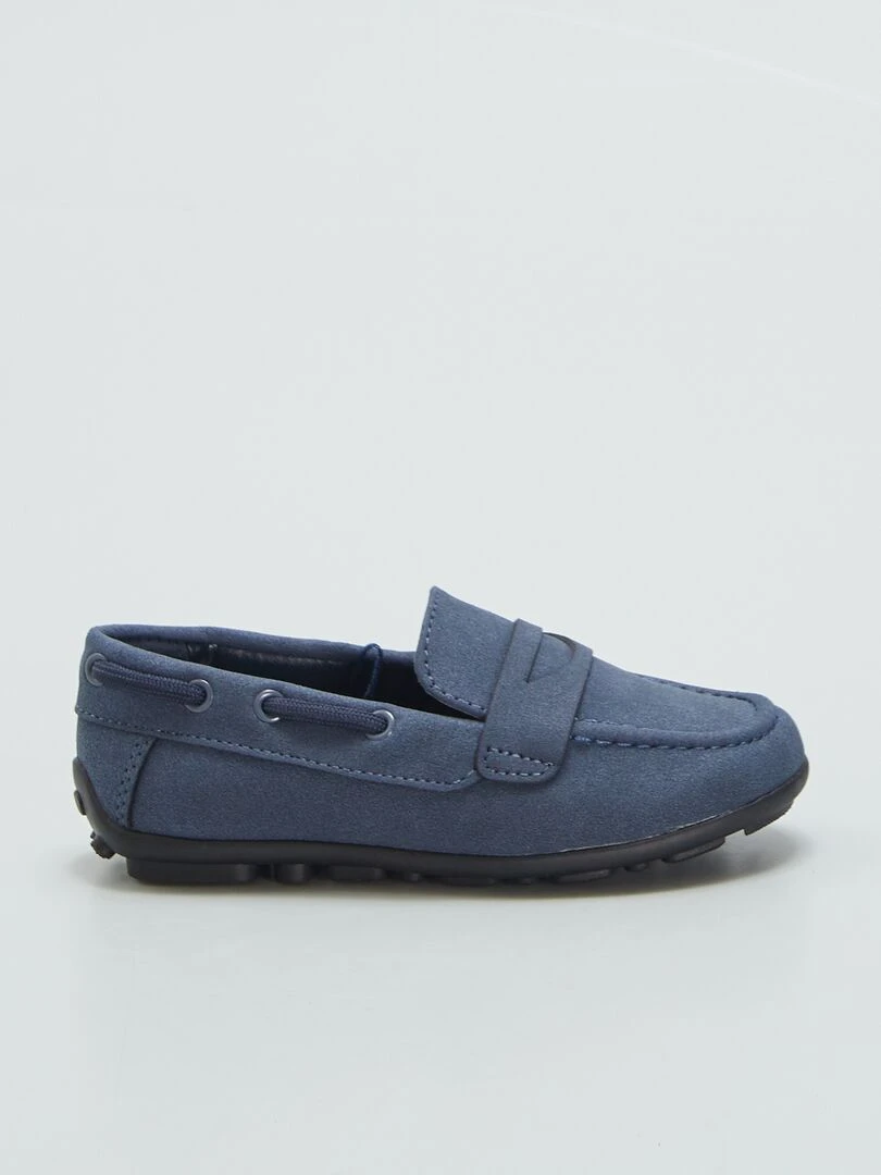 Mocassins façon bateau Bleu