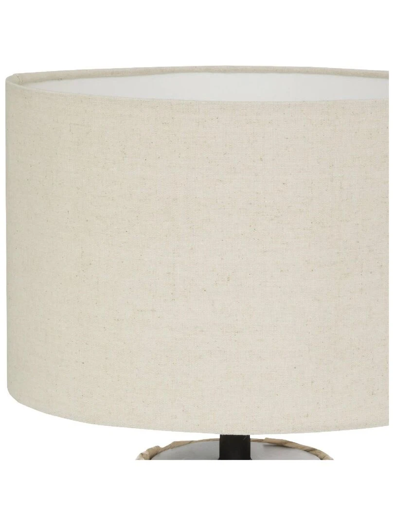 Lampe à poser en jacinthe Beige