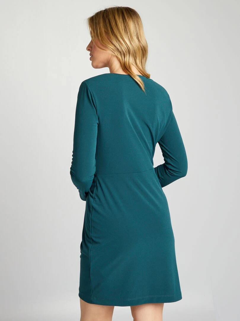 Robe drapée   Vert