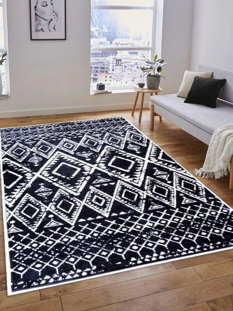 Tapis BERBERES Anthracite gris anthracite