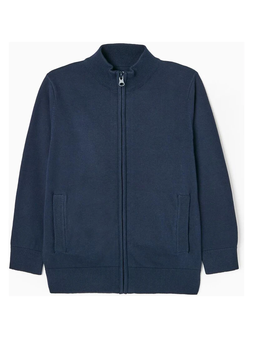 Gilet en Maille pour Garçon ALPINE LUXURY Bleu foncé