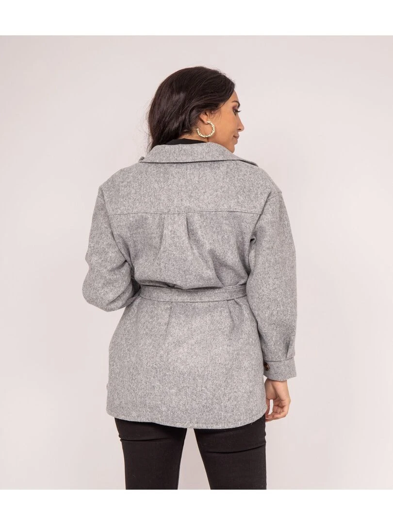 Surchemise UGENIE Gris chiné