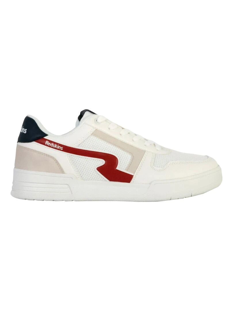 Basket à Lacets Redskins Finn Blanc
