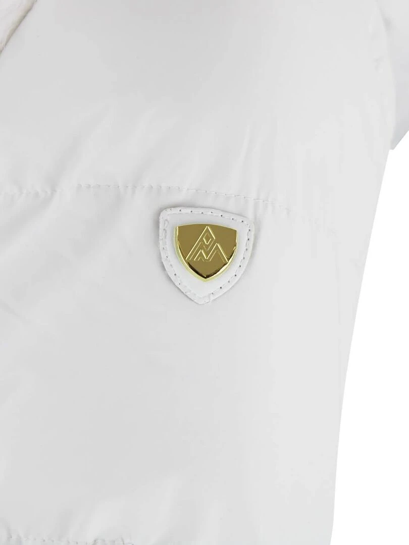 Doudoune fourrure AFOURIR   PEAK MOUNTAIN   Ecru