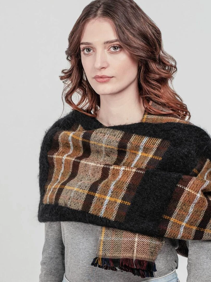 Châle Dunbar Fabriqué en France Beige
