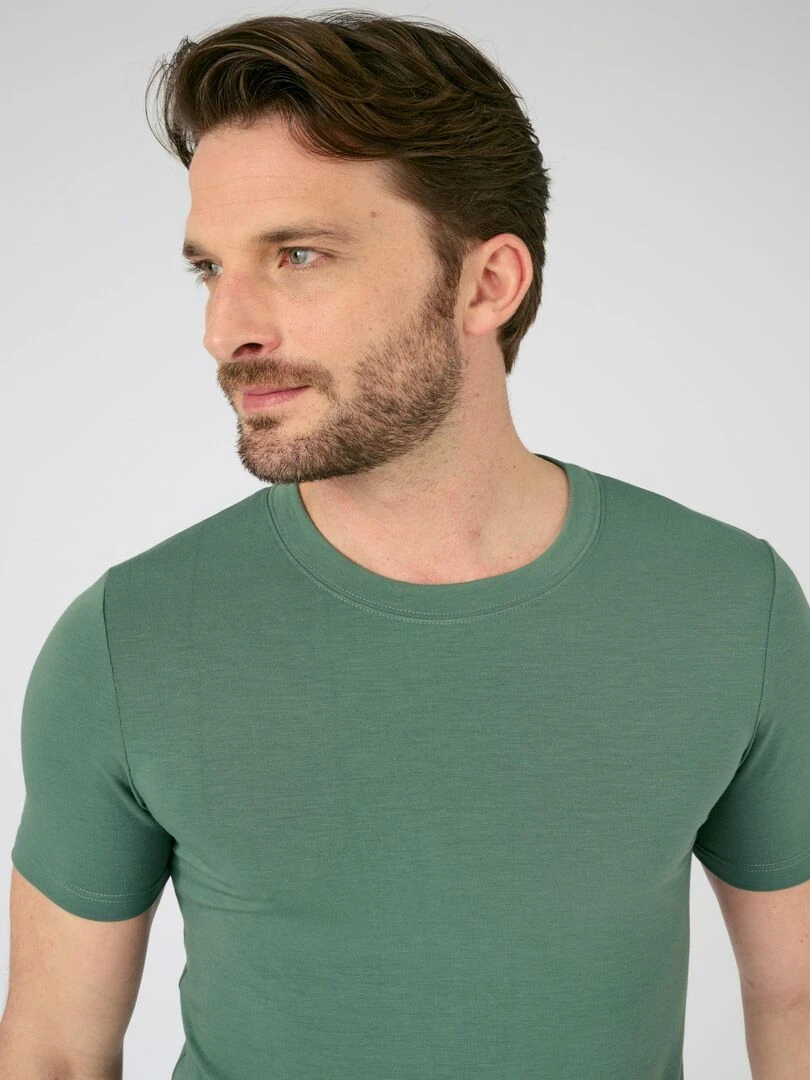T shirt manches courtes thermorégulant Evolutyl   Damart   Vert