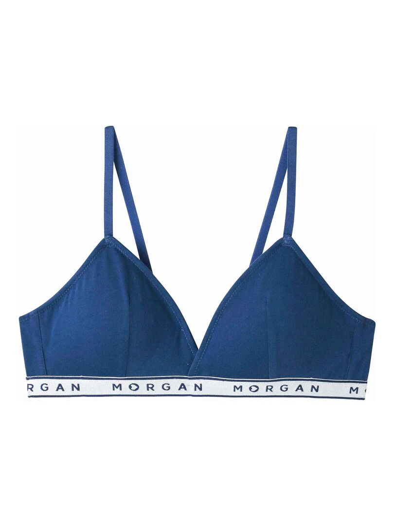 Soutien gorge triangle coques amovibles ISA Morgan Junior Bleu