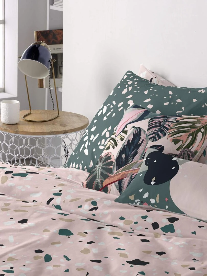 Housse de coussin Granite "Happyfriday"   Blanc