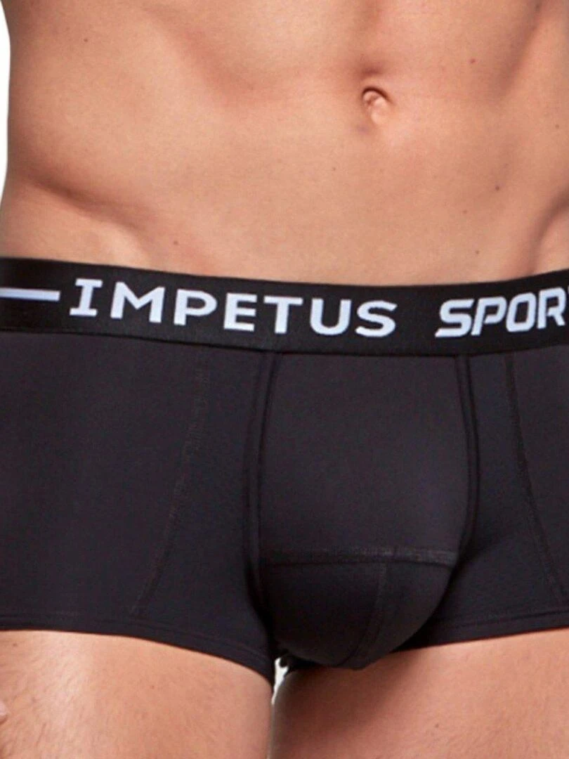 Boxer court sport anti transpiration Ergonomic Noir