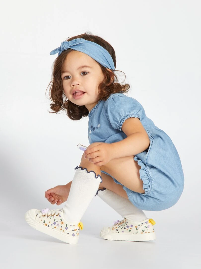 Ensemble barboteuse avec accessoires   Bleu