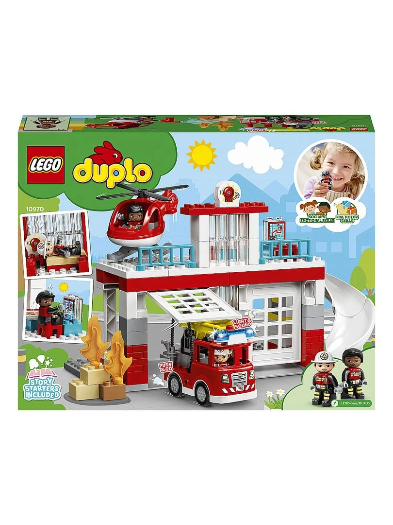 10970 La Caserne Et Lhélicoptère Des Pompiers 'lego®' Duplo®   N/A