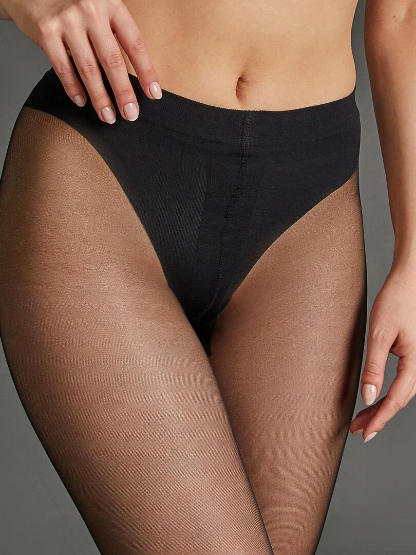 Collant 20 deniers Cristal   RougeGorge Lingerie   Noir