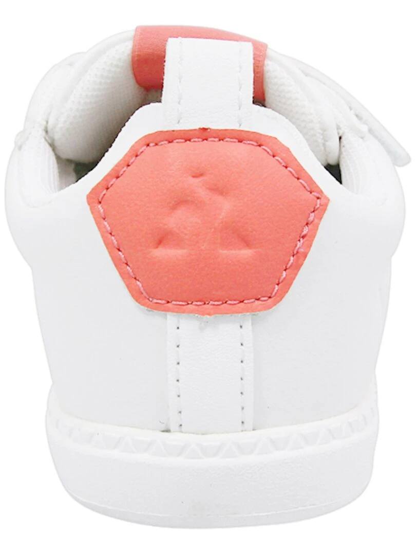 Baskets 'Le Coq Sportif' 'Courtclassic Inf Floral'   Blanc