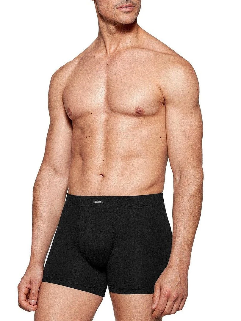 Boxer en coton modal stretch Essentials Noir