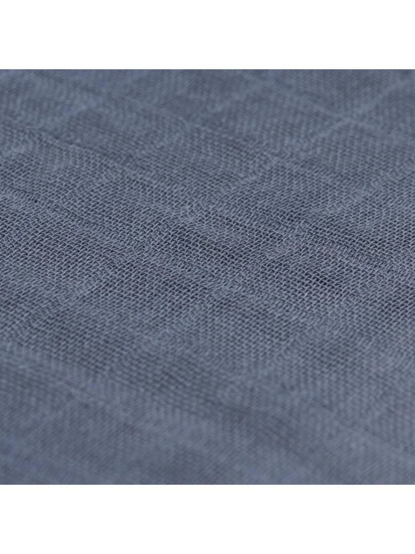 Lange gaze Coton Small 70x70cm Moonlight (3 pcs)    Jo   Bleu