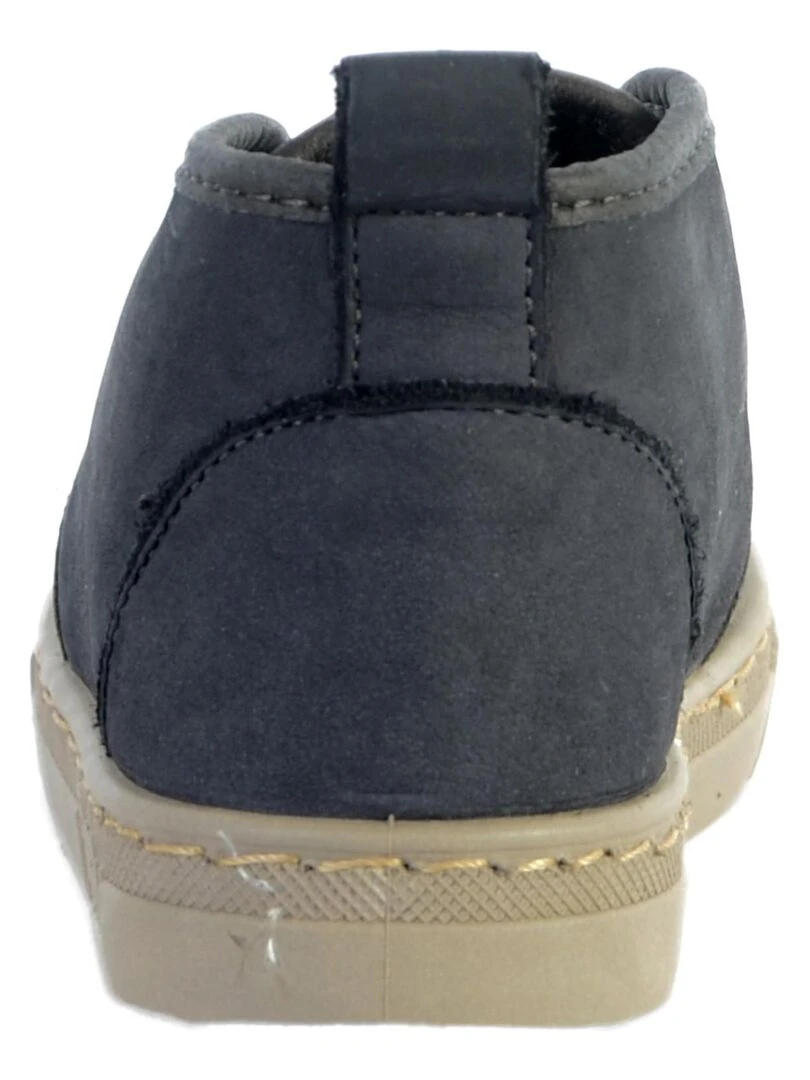 Basket Cuir Enfant Natural World Safari On Nappa   Noir