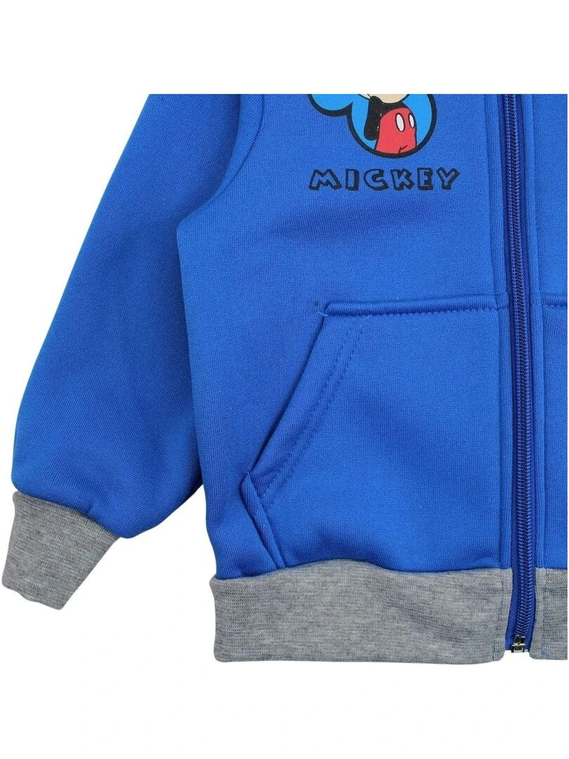 Disney   Veste garçon imprimé Mickey   Bleu