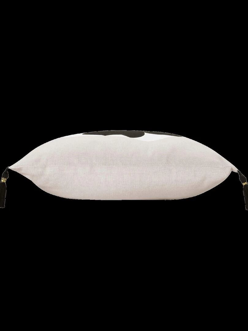 Coussin 45 x 45 cm Issey fleur or Blanc