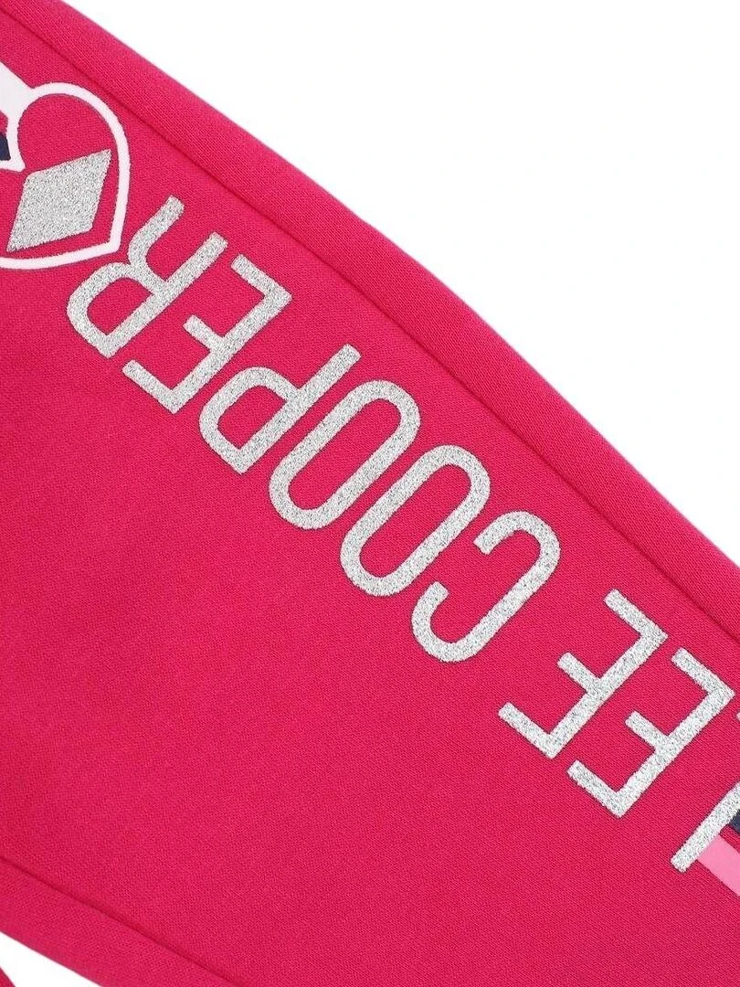 Lee Cooper   Pantalon fille imprimé logo   Rose