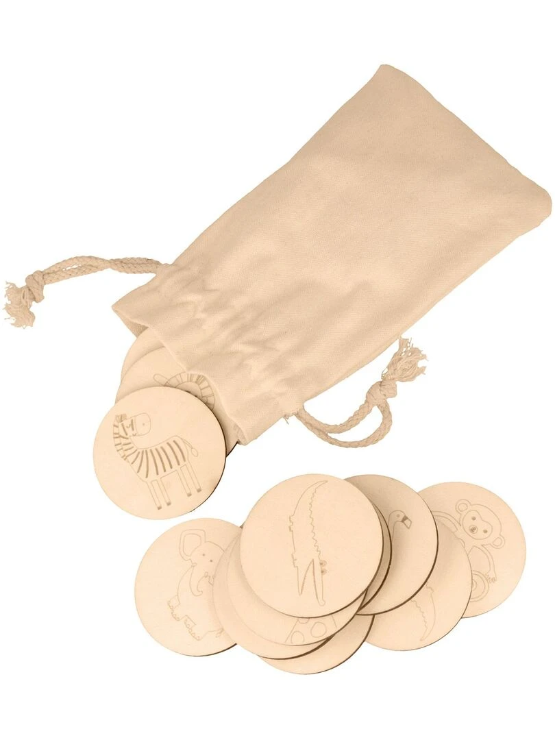 Jeu de mémory en bois safari N/A