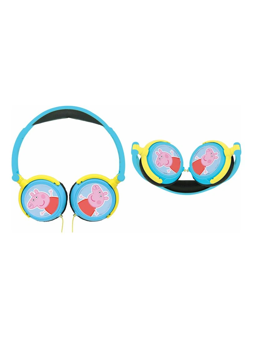 Casque Stéréo Filaire Pliable Pour Enfants Avec Limitation De Volume D'écoute Peppa Pig   N/A